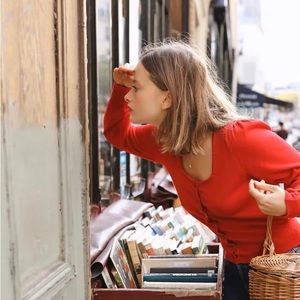 Rouje Aurelia Black Sweater button down cardigan